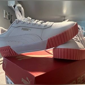 Puma Carina 2.0 hibiscus/white sz 9 women’s